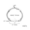 12 Styles Silver Charm Bracelets Owl Dragonfly Butterfly Animal Chain Bracelets Love Heart Palm Bangles Wedding Jewelry Gift