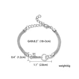 12 Styles Silver Charm Bracelets Owl Dragonfly Butterfly Animal Chain Bracelets Love Heart Palm Bangles Wedding Jewelry Gift