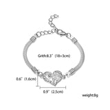 12 Styles Silver Charm Bracelets Owl Dragonfly Butterfly Animal Chain Bracelets Love Heart Palm Bangles Wedding Jewelry Gift